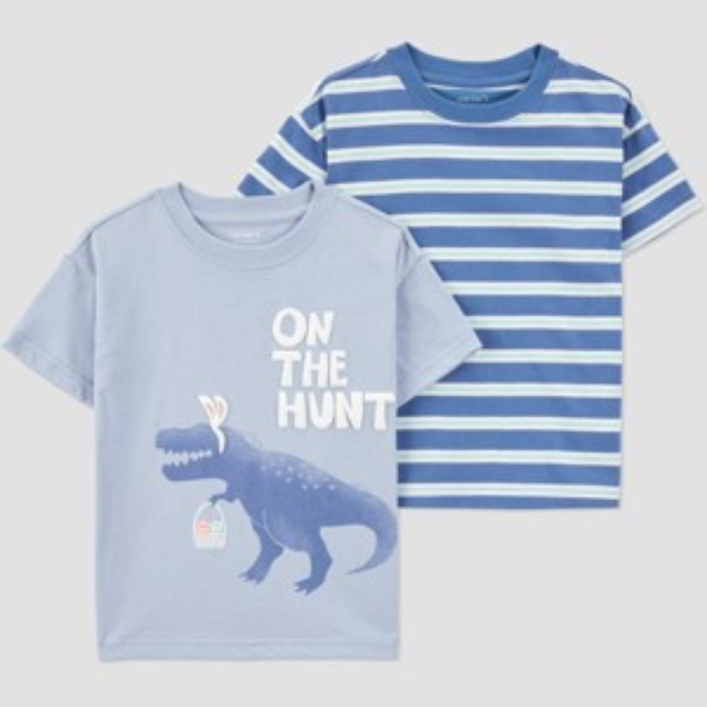 Carter's JOY Toddler Boys 2pk T-Shirts 18 Months NWT